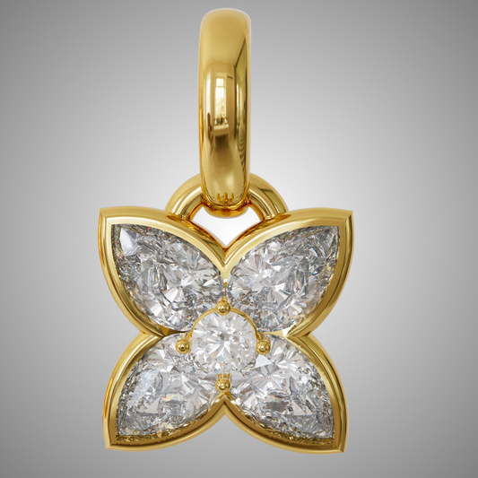 Pear Flower Pendant